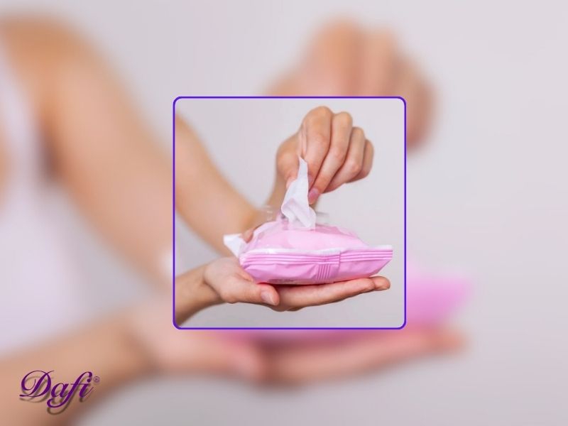 کاربردهای دستمال مرطوب بانوان