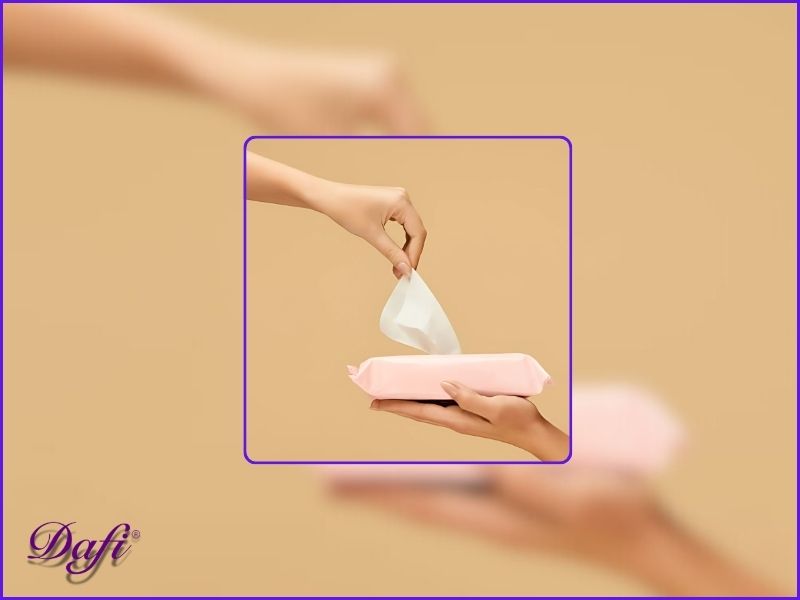 ویژگیهای دستمال مرطوب بانوان