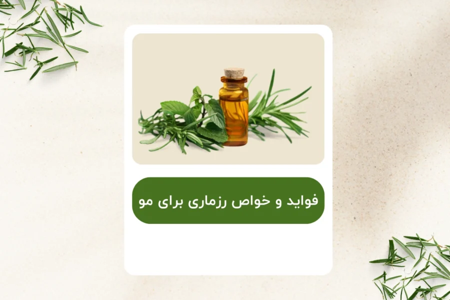 فواید و خواص رزماری برای مو + نحوه استفاده صحیح