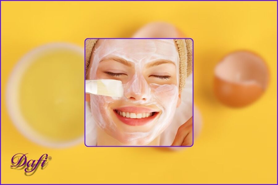 ماسک صورت با سفیده تخم مرغ
