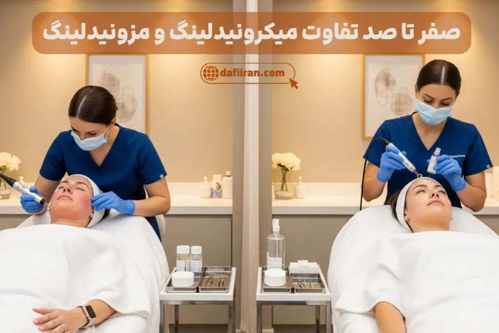 0 تا 100 تفاوت میکرونیدلینگ و مزونیدلینگ