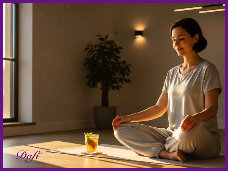 آرامش ذهن، پیشزمینه آرامش پوست