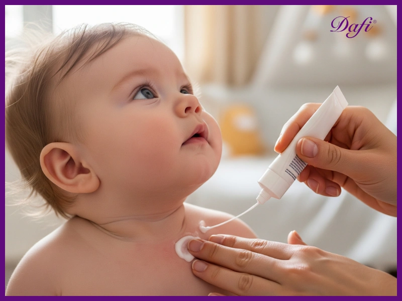 راه‌های درمان عرق سوز شدن نوزاد در خانه