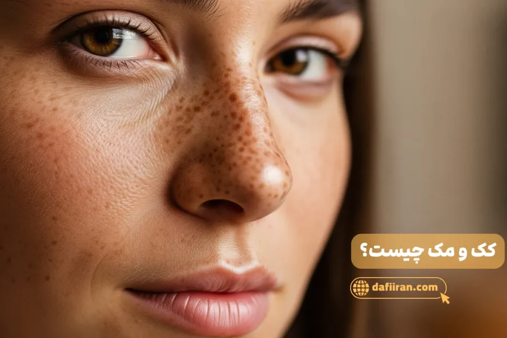 کک و مک صورت چیست؟