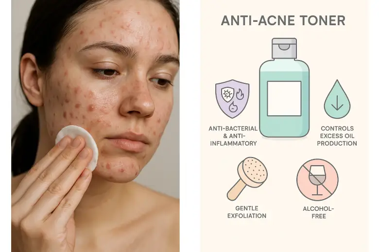 تونر ضد جوش چیست و چرا باید در روتین پوستی شما باشد؟ | مجله دافی