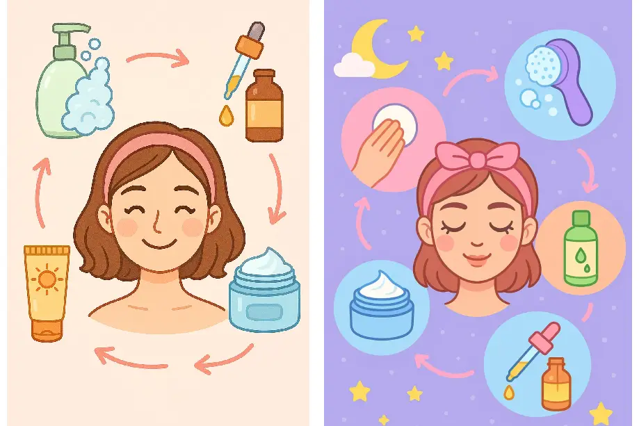 ترتیب استفاده از روتین پوستی | مجله دافی