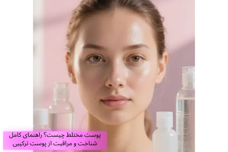 پوست مختلط چیست؟ راهنمای کامل شناخت و مراقبت از پوست ترکیبی | مجله دافی