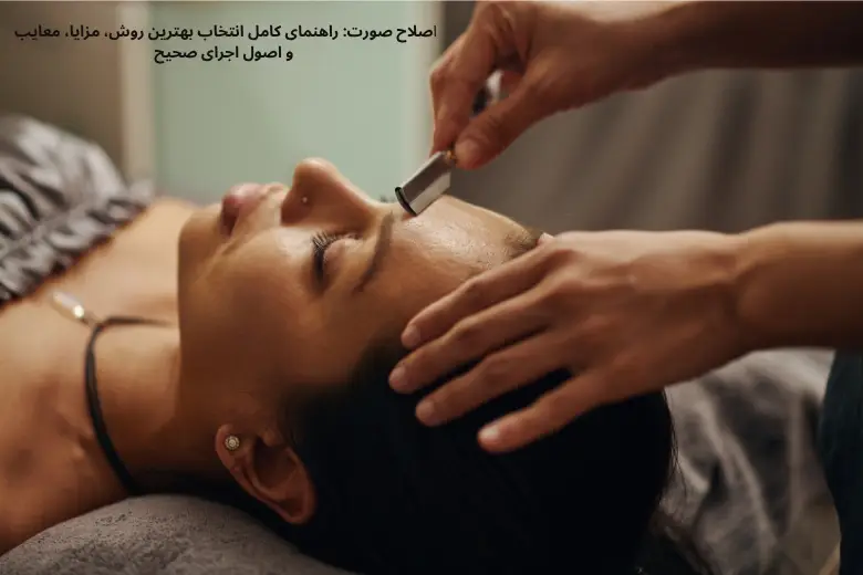 اصلاح صورت: بررسی بهترین روش‌ها برای زنان + زمان مناسب و اصول اصلاح صحیح | مجله دافی